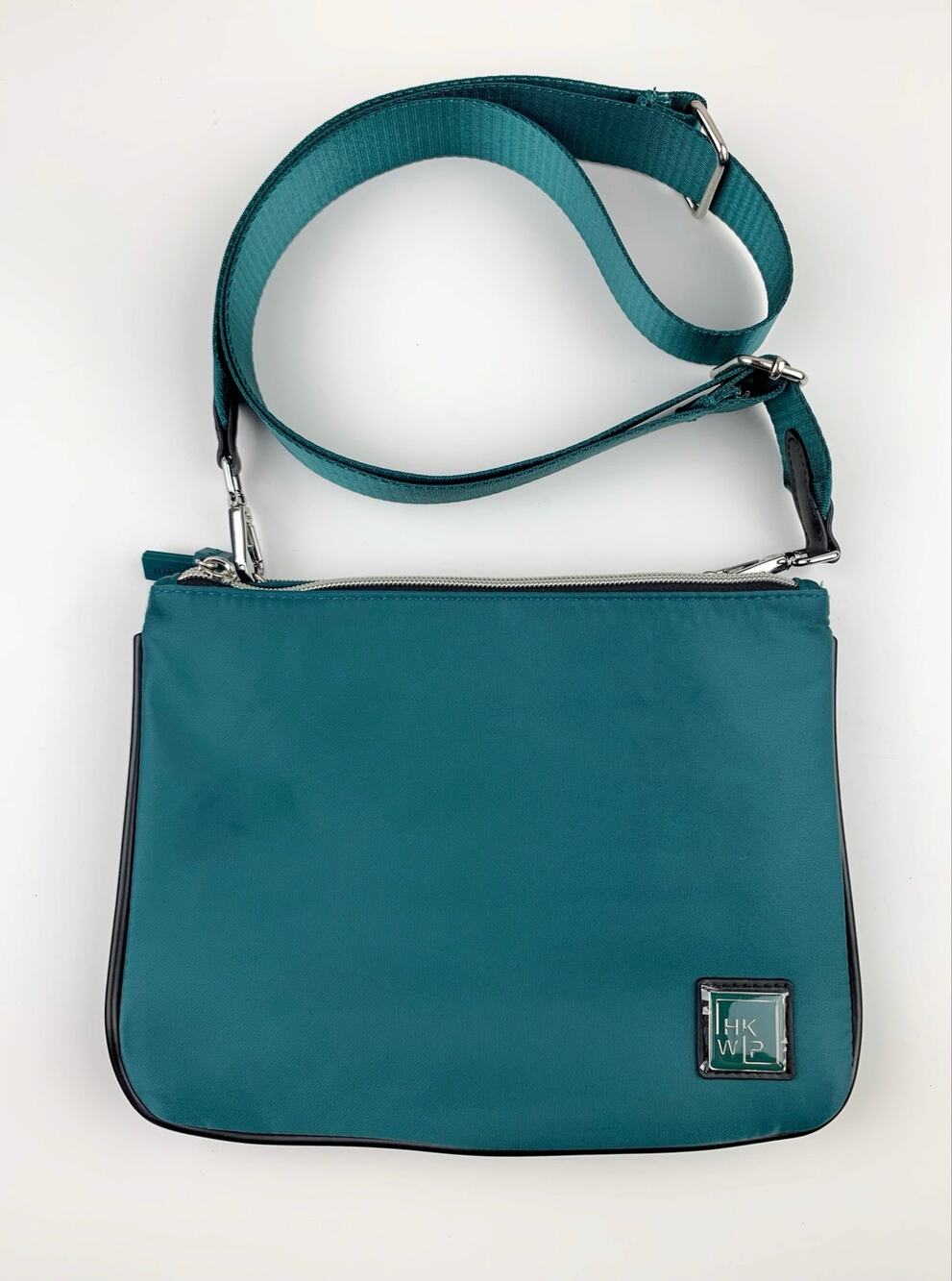 IHKWIP City To Suburbs Crossbody Bag Teal Travel Purse Utility Adjustable Strap